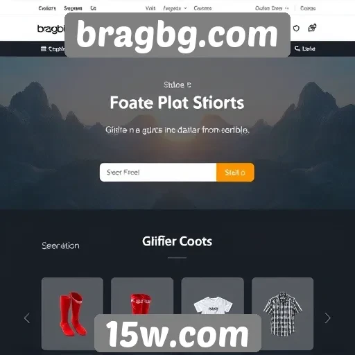 Interface do usuário do bragbg.com e usabilidade
